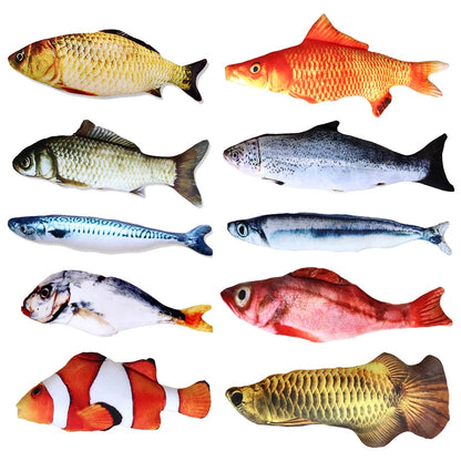 Creative Plush Fish Pillow Toy - Soft Simulation Carp Plush for Cats, Kids & Fun Gifts