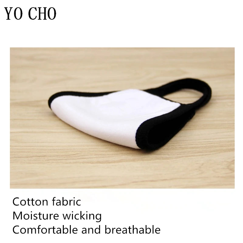 YO CHO Unisex Cotton Dust Mouth Mask – Anime Cartoon Respirator, Warm Mouth Muffle, Perfect Birthday Party Gift
