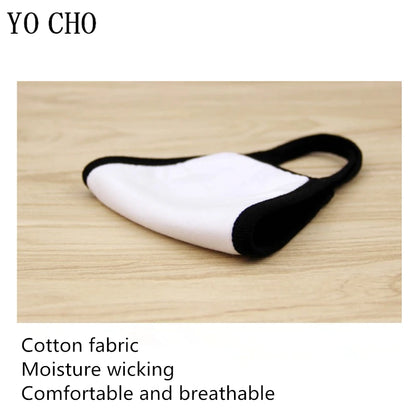 YO CHO Unisex Cotton Dust Mouth Mask – Anime Cartoon Respirator, Warm Mouth Muffle, Perfect Birthday Party Gift