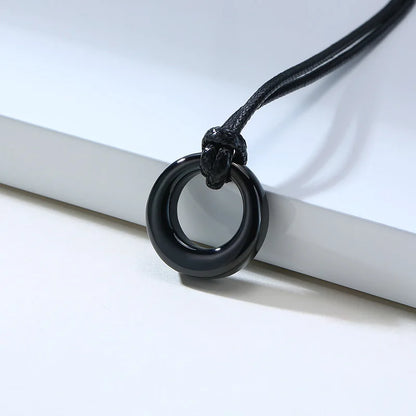 Circle of Life Eternity Love Karma Necklace – Memorial Pendant Ashes Jewelry for Women & Men, Keepsake Cremation Bracelets