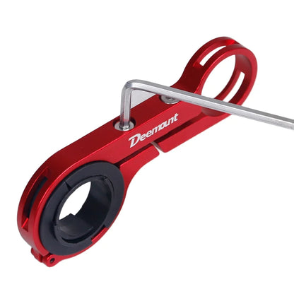 Bicycle Handlebar Extended Bracket - Alloy Fiber Bike Mount Bar for Headlights, Computers and Lamps | Support Rack in Various Sizes (10/20/25/30cm)