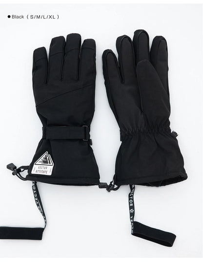 2-in-1 Extra Thick Ski Gloves – Waterproof, Windproof Winter Mittens for Men & Women