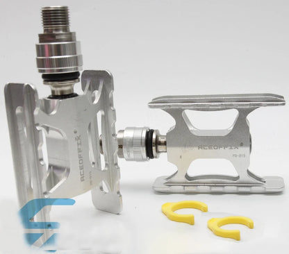Aceoffix Ultralight Quick Release Pedal Adaptors — Brompton Bike Compatible