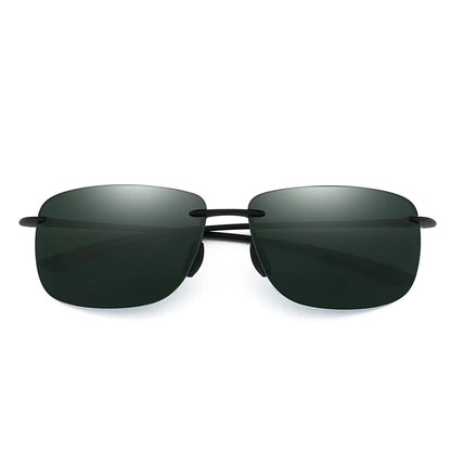 JIM Ultralight Sport Sunglasses – TR90 Rimless Frame for Men & Women, Ideal for Running, Fishing, Cycling, and Driving