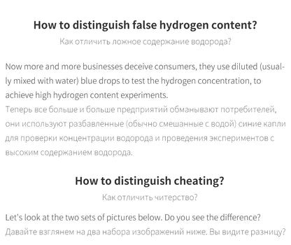 BlueVida SPE&PEM Hydrogen Water Generator - High Concentration, 2 Work Modes & Self-Cleaning, Hydrogen Absorption