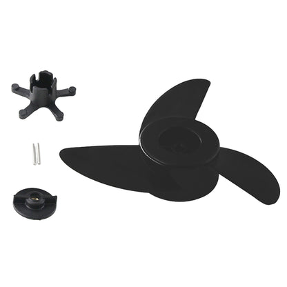 3-Blade Electric Boat Propeller – Outboard Trolling Motor Propeller with Fastening Nut