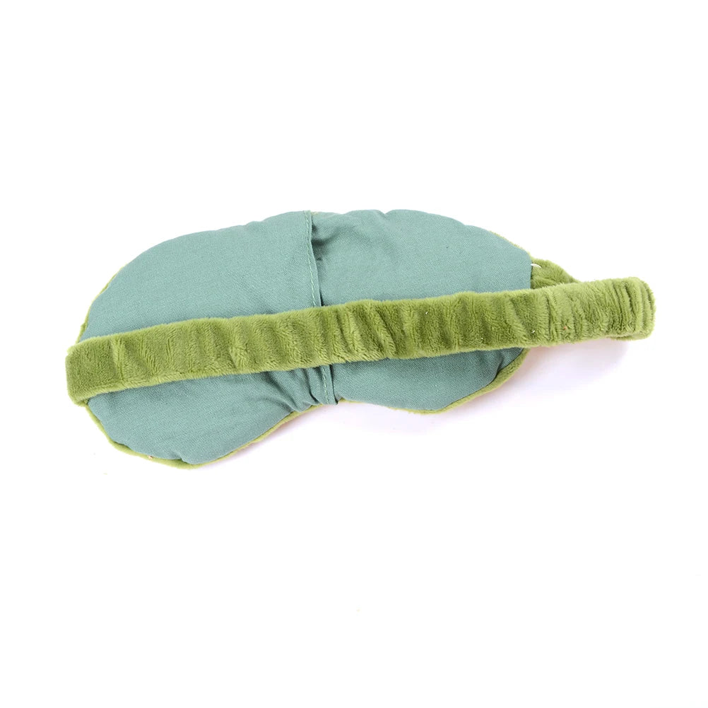 Restful Sleep Essential: 3D Sad Frog Sleep Mask - Natural Sleeping Eyeshade Cover for Women and Men, Soft Portable Blindfold for Travel, Eyepatch