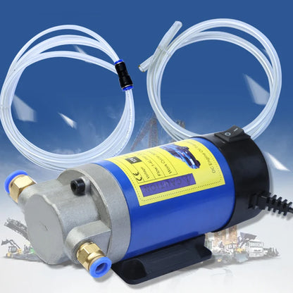 Portable Oil Transfer Pump 1-4L/min | 12V Electric Fluid Extractor & Siphon Tool for Cars, Motorcycles & Boats