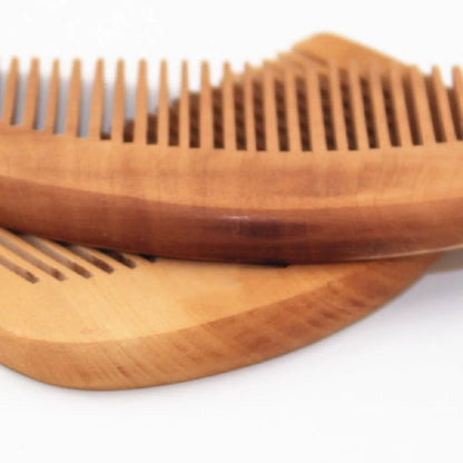 Anti-Static Engraved Wooden Hair Comb – Eco-Friendly Stylish Grooming Comb for Daily Use