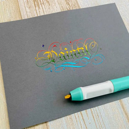 All-in-One USB Heat Foil Pen Kit – Calligraphy & DIY Lettering with 3 Nibs for Custom Foiling