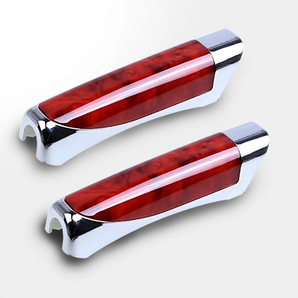 Universal Wooden Anti-Slip Handbrake Covers – Auto Gear Shift Collars for Honda, Toyota, VW & Hyundai Car Decoration
