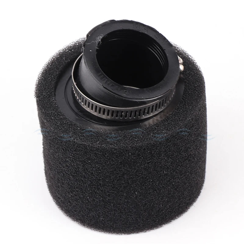 35–60mm Foam Air Filter – Red Elbow Neck Sponge Cleaner for Scooter, Dirt Bike, Motorcycle | Kayo BSE Compatible