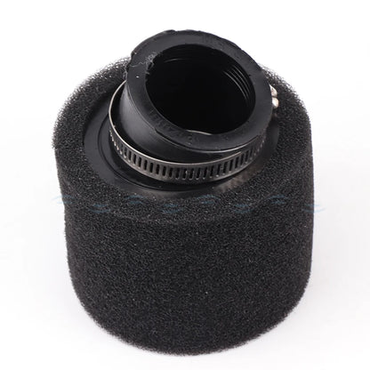 35–60mm Foam Air Filter – Red Elbow Neck Sponge Cleaner for Scooter, Dirt Bike, Motorcycle | Kayo BSE Compatible