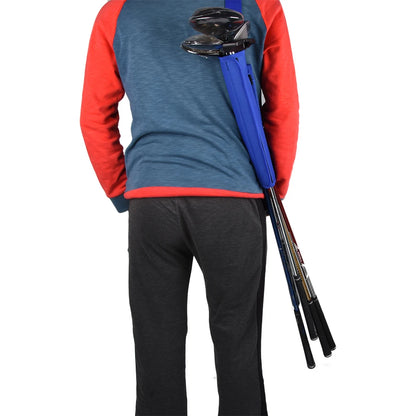 Mini Portable Nylon Golf Club Bag – Simple Golf Gun Carrier with Adjustable Shoulder Straps, Travel & Training Case