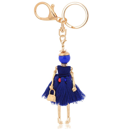 Trendy Women’s Metal Charm Keychain 2026 – Cute Statement Bag Pendant Jewelry Gift for Ladies