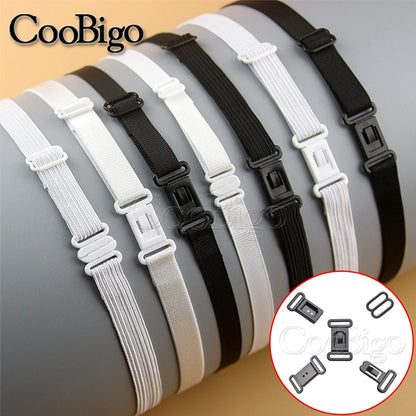 20 Sets 1/2" Adjustable Plastic Buckle Clips – Elastic Strap Bow Tie, Underwear & DIY Belt Fastener Accessories Set
