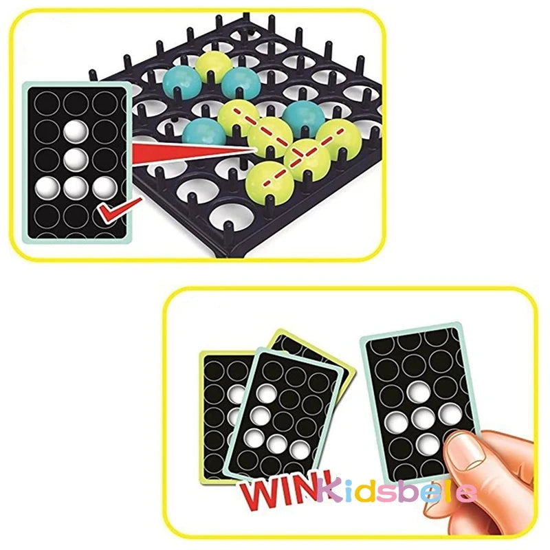Kids Bouncing Ball Toss Game — Parent-Child Interactive Board Game for Toddlers, Fun Party Activity