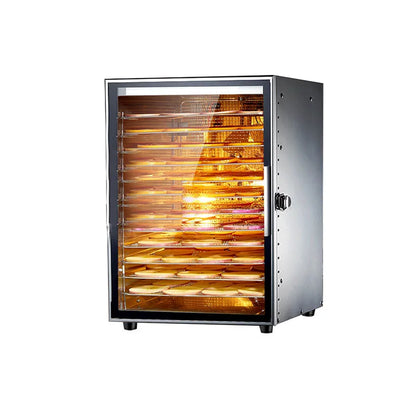 220V/110V Commercial Food Dehydrator – Stainless Steel Fruit & Vegetable Dryer for Snacks