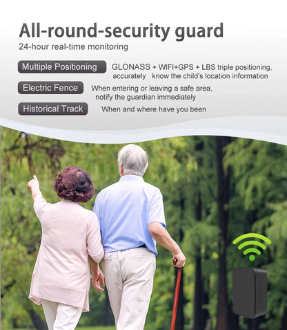 Mini 4G GPS Tracker – Personal & Pet Locator with Voice Monitoring, Car Start/Stop Tracking, Built-in Battery for Safety
