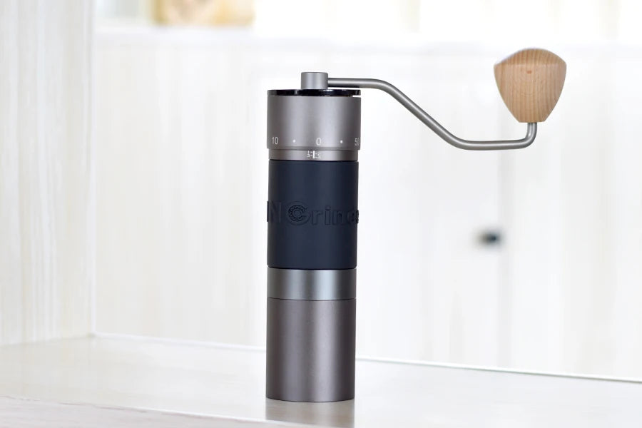 KINGrinder K4/K6 Manual Coffee Grinder — Portable 420 Stainless Steel Mill with 48mm Titanium-Plated Burr