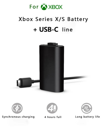 1400mAh Xbox Series X/S & One Controller Battery Pack with USB-C Charging Cable