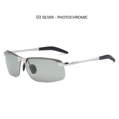Photochromic Polarized Sunglasses for Men – Color-Changing Driving Glasses for Day & Night Vision