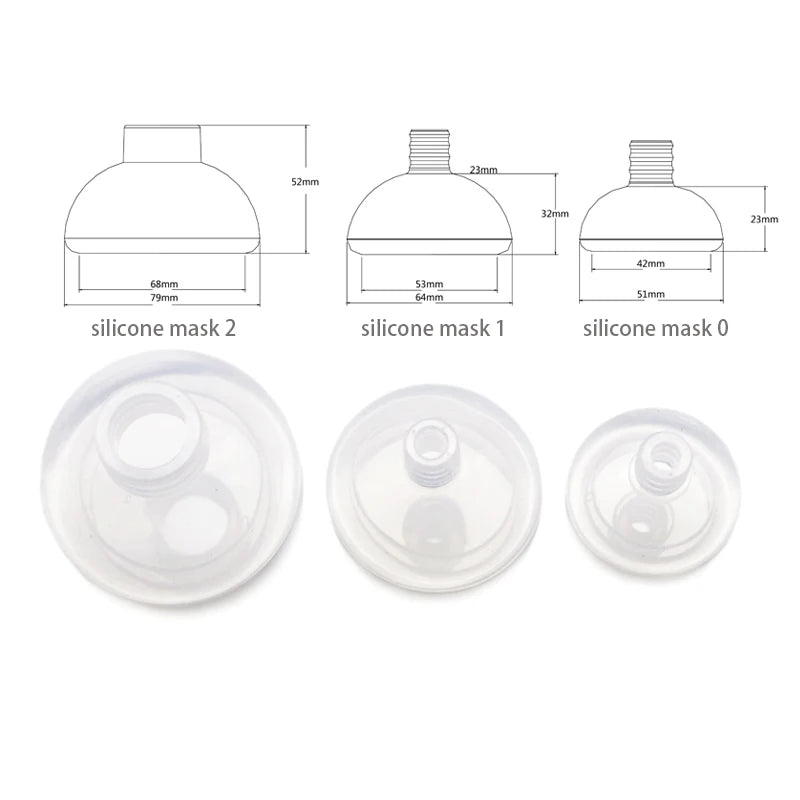 Pet Aerosol Chamber Inhaler — Silicone Mask Spacer for Cats and Dogs