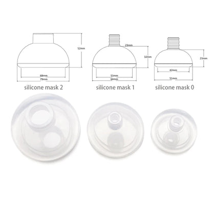 Pet Aerosol Chamber Inhaler — Silicone Mask Spacer for Cats and Dogs