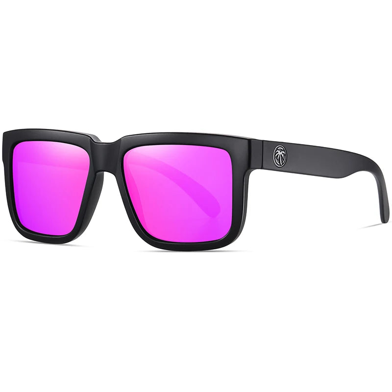 2024 New Heat Wave Luxury Polarized Sunglasses – Square Conjoined Lens, UV400 Protection for Men & Women
