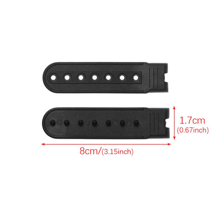 5 Sets Snapback Strap Replacement – 7-Hole Colorful Hat Repair Fastener Buckle Clip Extender for Baseball Caps
