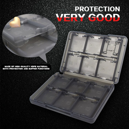 DATA FROG 24 Slot Game Card Case - Hard Storage Holder for Nintendo DS & 3DS Series