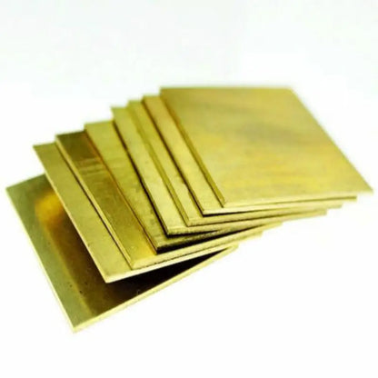 Brass Sheet Plate – 0.1-8mm Thickness for CNC Cutting, Frame Models & DIY Construction Projects