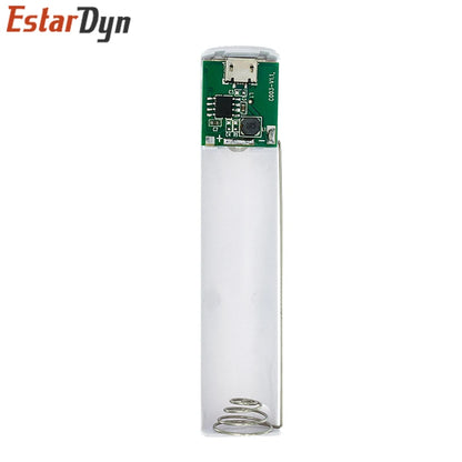 Metal DIY Power Bank Kit Case - 18650 Battery Holder with 5V 1A USB Charging Output for Smartphones