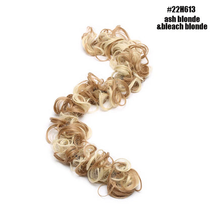 BENEHAIR Messy Hair Bun – Synthetic Chignon Hairpiece Scrunchy for Women Updo Styling