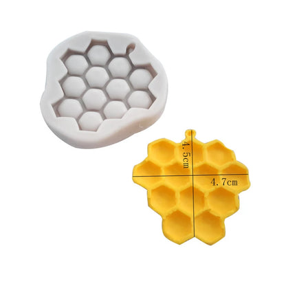 Honeycomb Bee Silicone Mold – Sugarcraft, Chocolate, Fondant & Cake Decorating Baking Tool