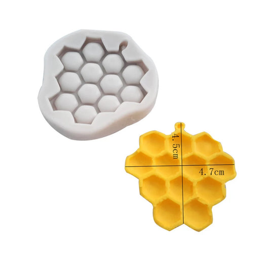 Honeycomb Bee Silicone Mold – Sugarcraft, Chocolate, Fondant & Cake Decorating Baking Tool