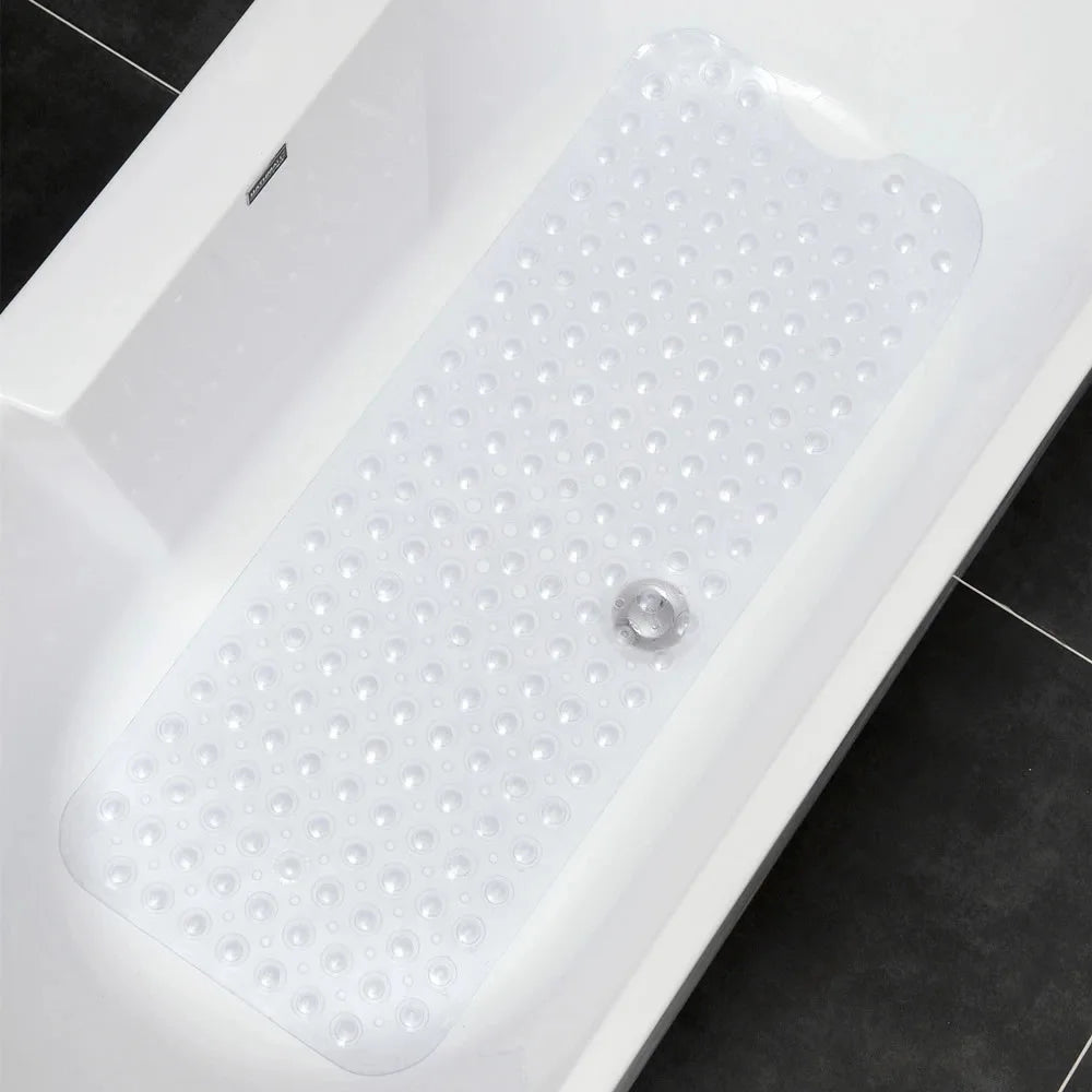 Large Cartoon PVC Bath Mat – Anti-Slip Shower & Bathtub Mat with Suction Cups, Soft Massage Pad for Kids & Elderly