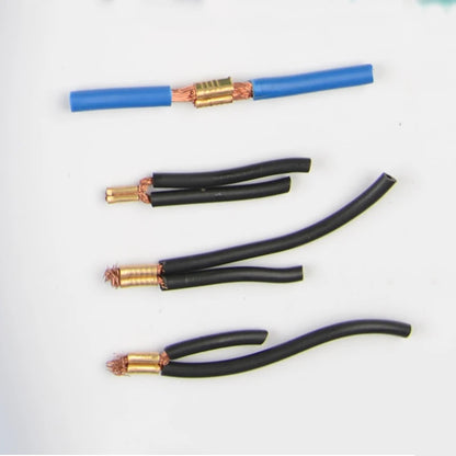 100Pcs U-Shape Copper Ring Terminals - Non-Insulated Car and Motorcycle Cable Wire Butt Splice Crimp Connectors DJ454A/B/C 453 452