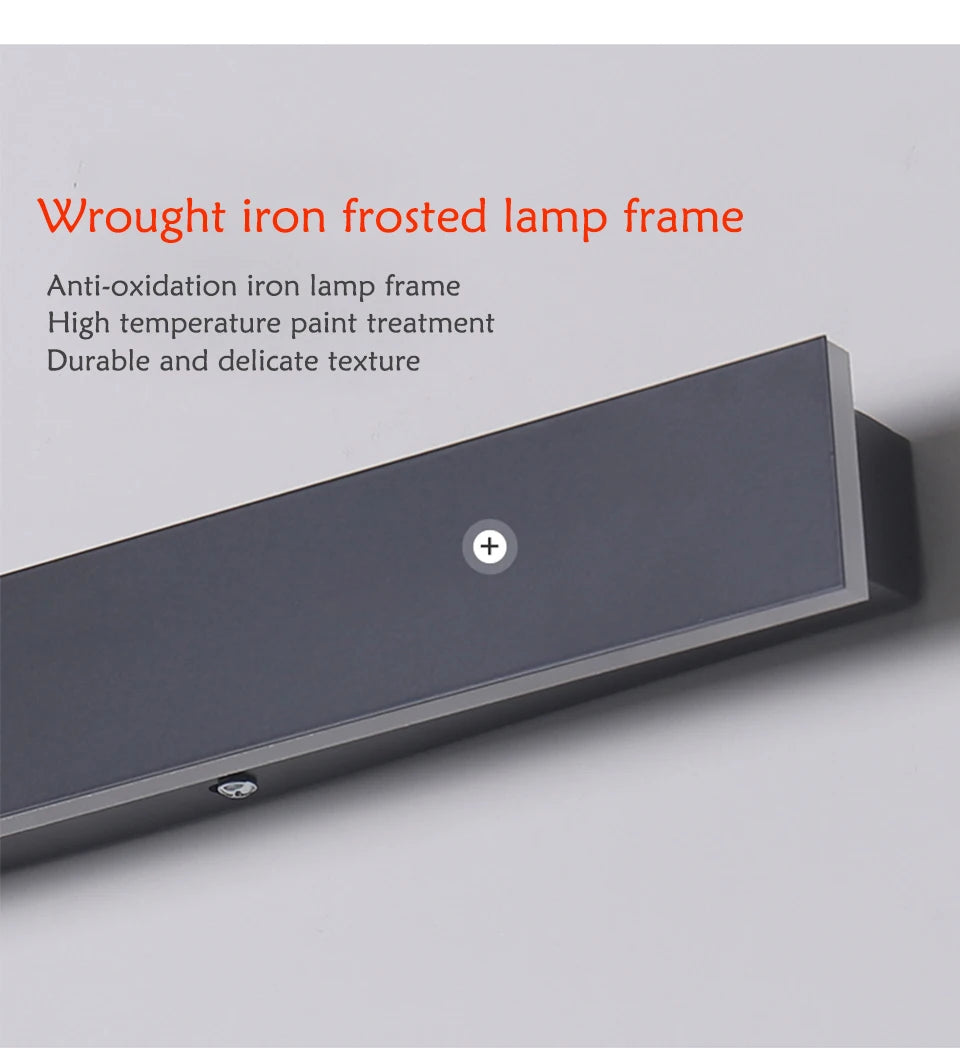 LED Outdoor Wall Light – Modern Waterproof IP65 Porch & Patio Lamp, Rainproof Exterior Wall Sconce for Garage & Garden