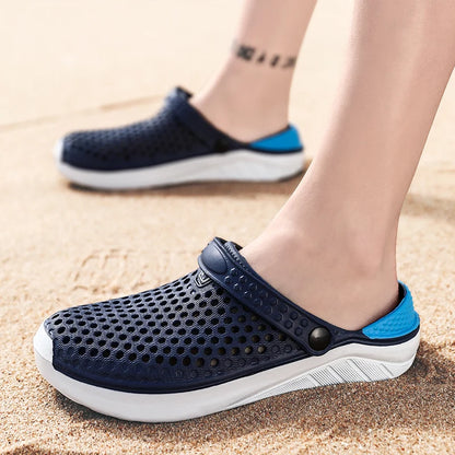 Unisex Fashion Beach Sandals – Waterproof Anti-Slip Flip Flops with Thick Sole for Men & Women