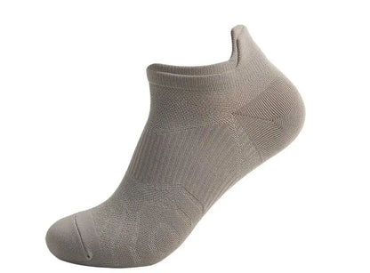 Athletic No-Show Ankle Socks — Breathable, Non-Slip Nylon Sports Socks for Basketball, Running, Biking & Football
