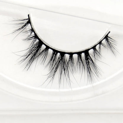 Visofree 3D Mink Eyelashes – Thick Handmade Full Strip Cruelty-Free False Lashes for Makeup M56