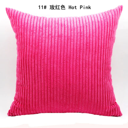 Striped Corduroy Body Pillow Cover - Plush Long Cushion Case for 50x70/50x100/50x120CM Bedding & Home Comfort