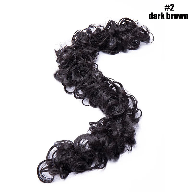 BENEHAIR Messy Hair Bun – Synthetic Chignon Hairpiece Scrunchy for Women Updo Styling