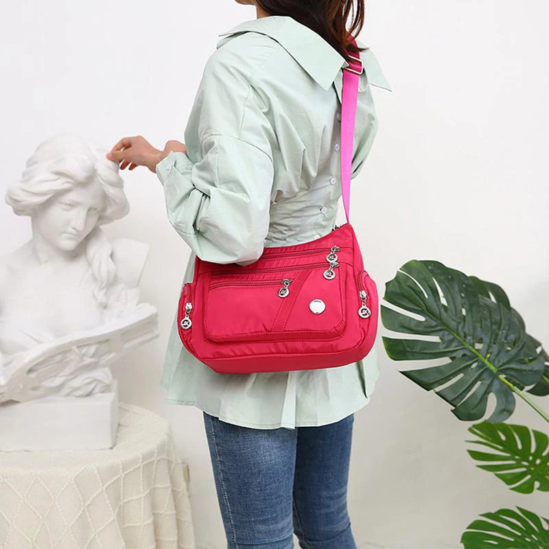 Yogodlns Oxford Waterproof Shoulder Bag – Women’s Casual Crossbody, Large Capacity Multifunction Messenger & Shopping Handbag