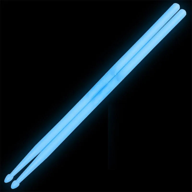 5A Luminous Drumsticks – Nylon Glow-in-the-Dark Bright Drum Sticks for Musical Instruments