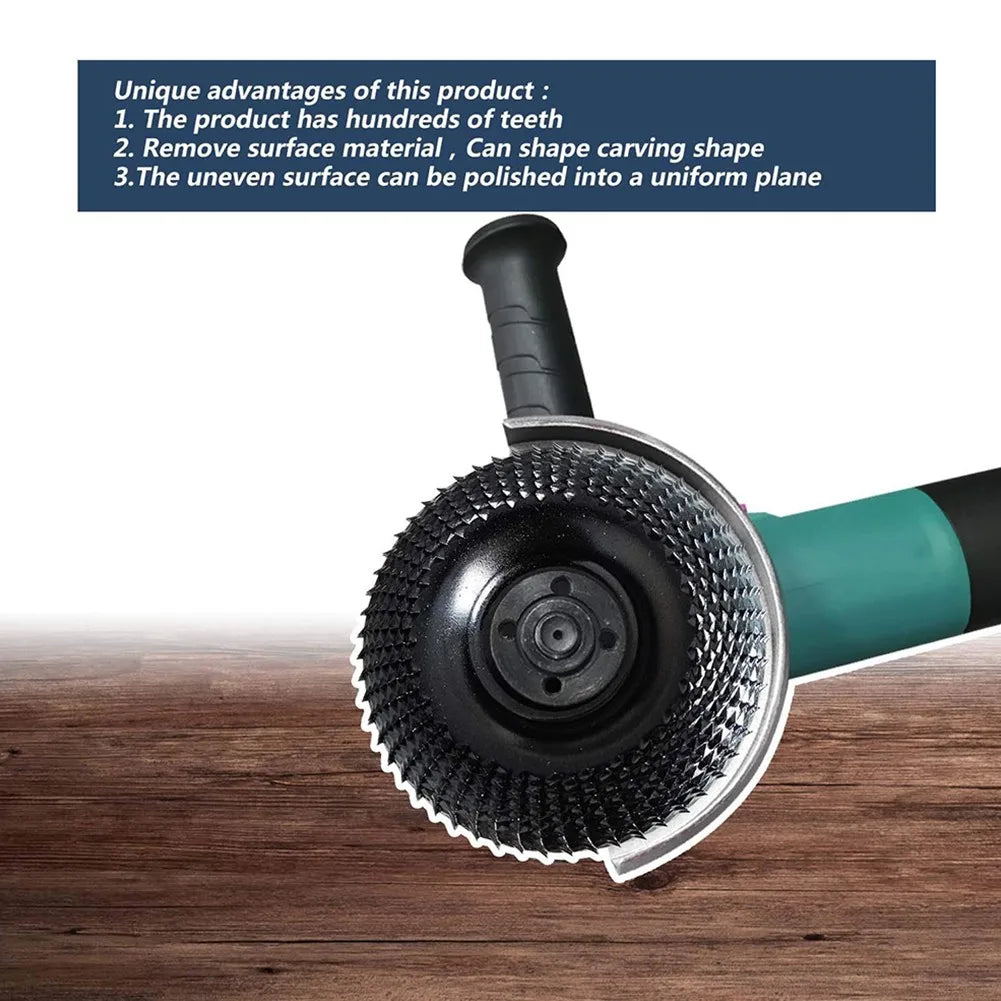 4 Inch Wood Shaping Wheel Grinder Disc - Grinding and Shaping Disk for Angle Grinders Power Tools