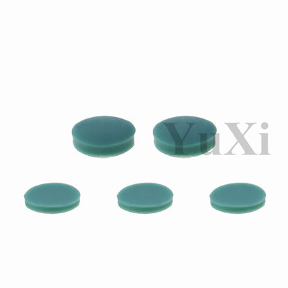 YuXi GBA SP Replacement Kit - Screw Covers & Luminous Dust Plug Rubber Set for Gameboy Advance SP