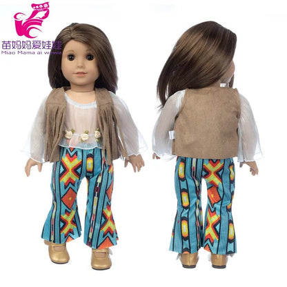 18-Inch Girl Doll Winter Coat — 43cm Baby Doll Jacket Outfit for Dressing