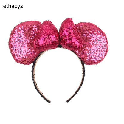 Big Classic Polka Dot Bow Minnie Mouse Ears Headband – Festival & Party Hairband for Women & Girls, Disney Trip Accessories
